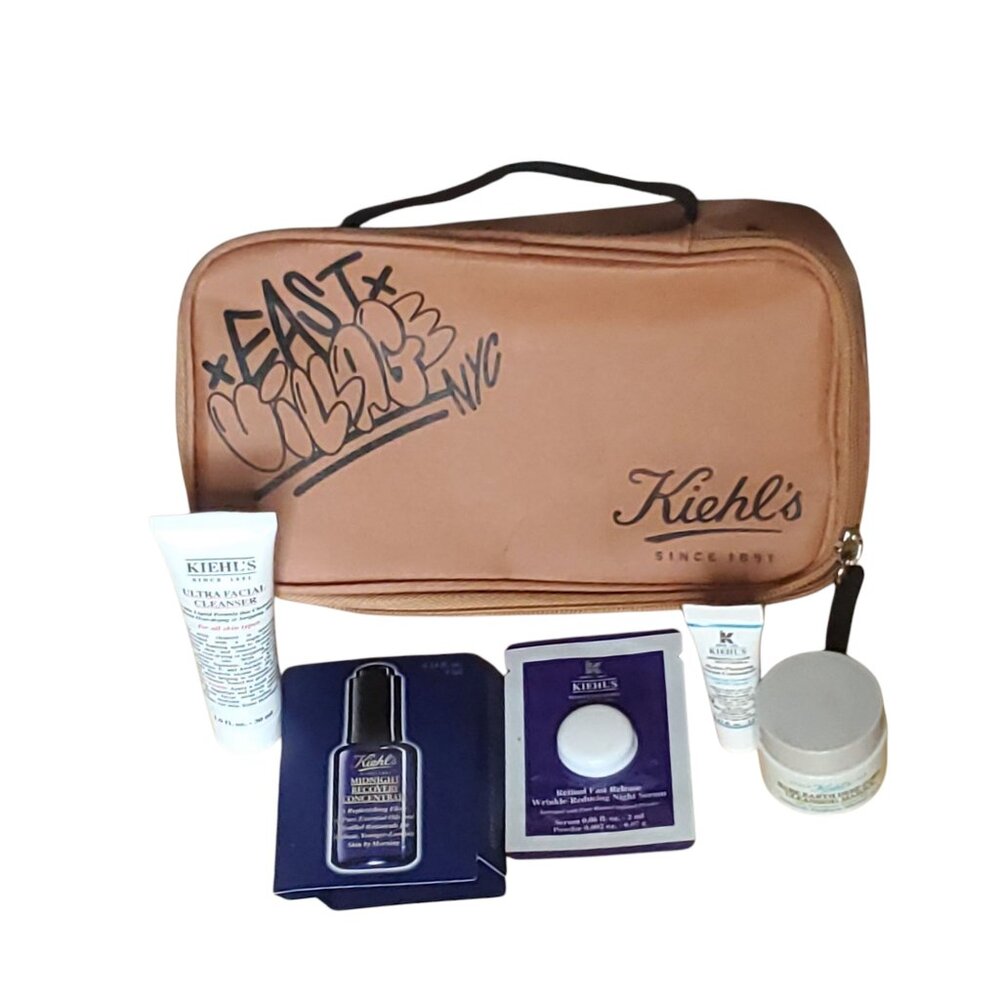 Kiehl's Travel Bag with Kiehl's Products